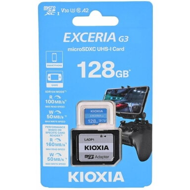 Micro SD atminties kortelė Kioxia 128GB