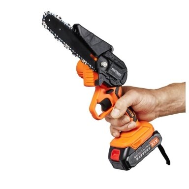 Mini akumuliatorinis grandininis pjūklas 21V 6 colių Kraftdele, KD10626