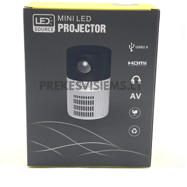 Mini LED projektorius YT400 – nešiojamas namų kino projektorius (1080p palaikymas) Mini LED projektorius YT400 – nešiojamas namų kino projektorius (1080p palaikymas)