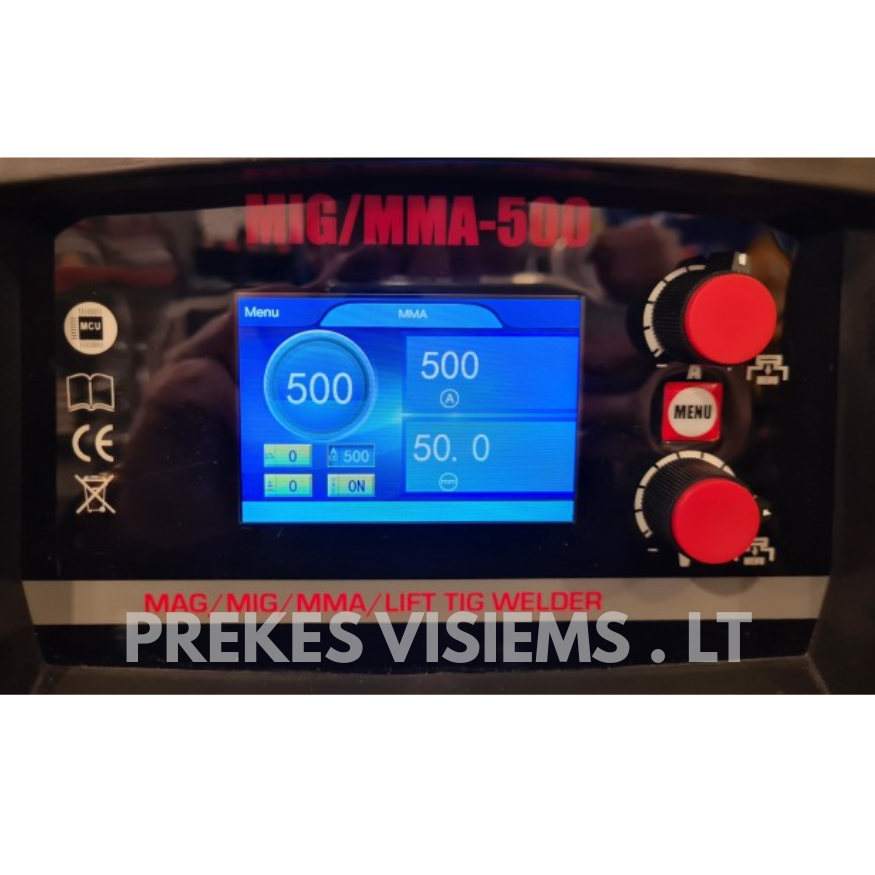MIG/MMA-500 inverterinis suvirinimo aparatas (500A), BT-2205 9