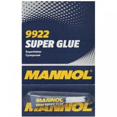 Momentiniai klijai 3g MANNOL 1 Momentiniai klijai 3g MANNOL 1