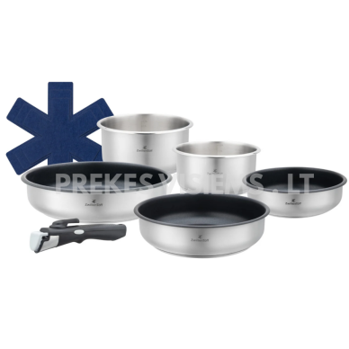 Nerūdijančio plieno puodų rinkinys 9 dalių, ZT-31330