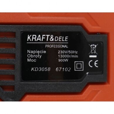 Orbitinis šlifuoklis 900W KD3058 6 Orbitinis šlifuoklis 900W KD3058 6