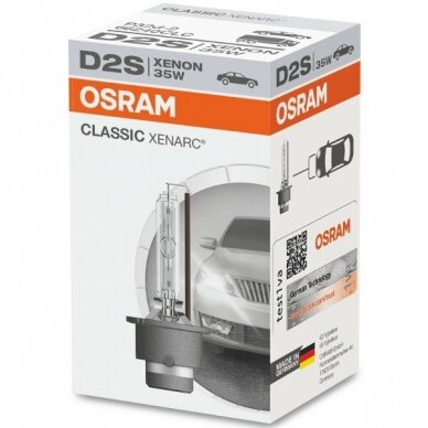 OSRAM Classic XENARC, D2S XENON lemputė 66240CLC