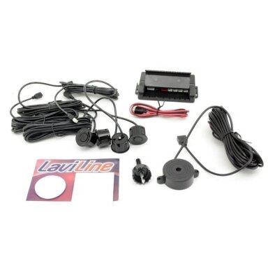 Parkavimo sistema BUZ001/25B su garsiniu įspėjimu (buzzer) Parkavimo sistema BUZ001/25B su garsiniu įspėjimu (buzzer)