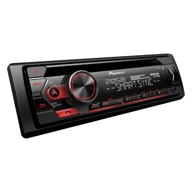 Pioneer, DEH-S320BT CD RDS magnetola su USB, Aux įėjimu, FLAC