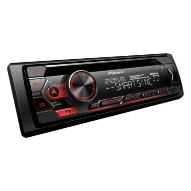 Pioneer, DEH-S420BT CD RDS magnetola su USB, Aux įėjimu, FLAC