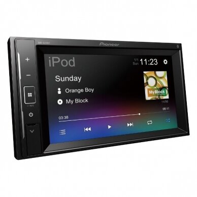 Pioneer, DMH-A240BT grotuvas su 6.2" ekranu, iPod/iPhone 2