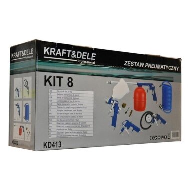 Pneumatinių priedų rinkinys 8 vnt, KD413