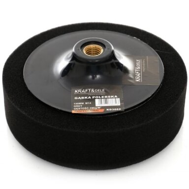 Poliravimo kempinė 150mm 28kg/m3 (juoda) KD3062