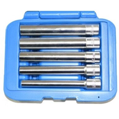 Prailgintų galvučių rinkinys 3/8" (5vnt) Prailgintų galvučių rinkinys 3/8" (5vnt)