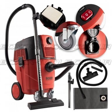 Pramoninis dulkių siurblys 35L 4500W BOXER, BX-113