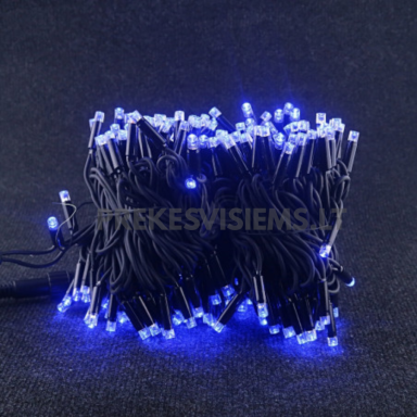 PREMIUM 100 LED girlianda storais laidais (mėlyna)
