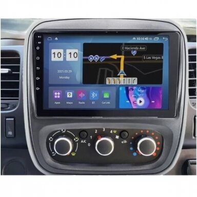 Renault Trafic Opel Vivaro 2014-2018 Android multimedija Renault Trafic Opel Vivaro 2014-2018 Android multimedija