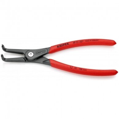 Replės išoriniams žiedams. Lenktos 210mm (Ø40-100mm) KNIPEX 1 Replės išoriniams žiedams. Lenktos 210mm (Ø40-100mm) KNIPEX 1