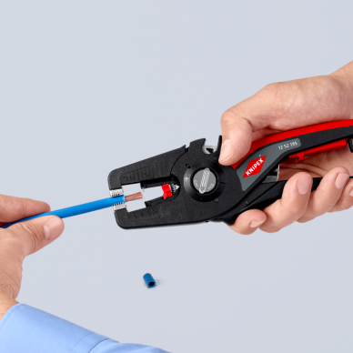 Replės laidų nuvalymui 195mm KNIPEX PreciStrip16 9 Replės laidų nuvalymui 195mm KNIPEX PreciStrip16 9