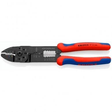 Replės laidų užspaudimui ir nuvalymui 240mm KNIPEX 2 Replės laidų užspaudimui ir nuvalymui 240mm KNIPEX 2