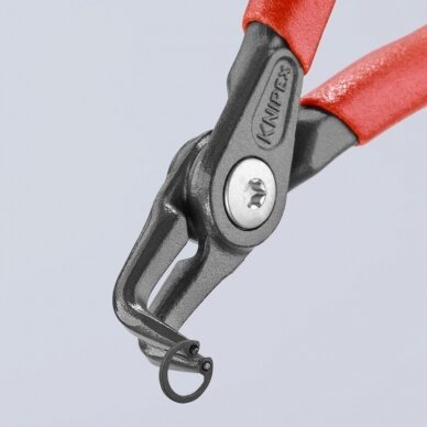 Replės vidiniams žiedams. Lenktos 130mm (Ø8-13mm) KNIPEX 3 Replės vidiniams žiedams. Lenktos 130mm (Ø8-13mm) KNIPEX 3