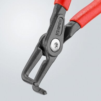 Replės vidiniams žiedams. Lenktos 165mm (Ø19-60mm) KNIPEX 4 Replės vidiniams žiedams. Lenktos 165mm (Ø19-60mm) KNIPEX 4