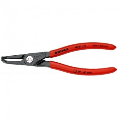 Replės vidiniams žiedams. Lenktos 165mm (Ø19-60mm) KNIPEX Replės vidiniams žiedams. Lenktos 165mm (Ø19-60mm) KNIPEX