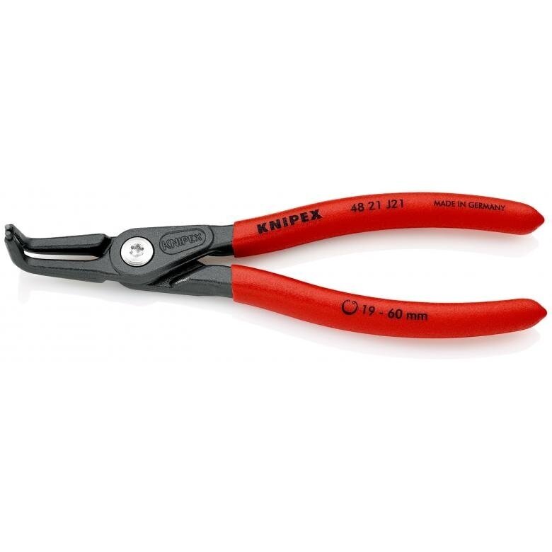 Replės vidiniams žiedams. Lenktos 165mm (Ø19-60mm) KNIPEX 2 Replės vidiniams žiedams. Lenktos 165mm (Ø19-60mm) KNIPEX 2