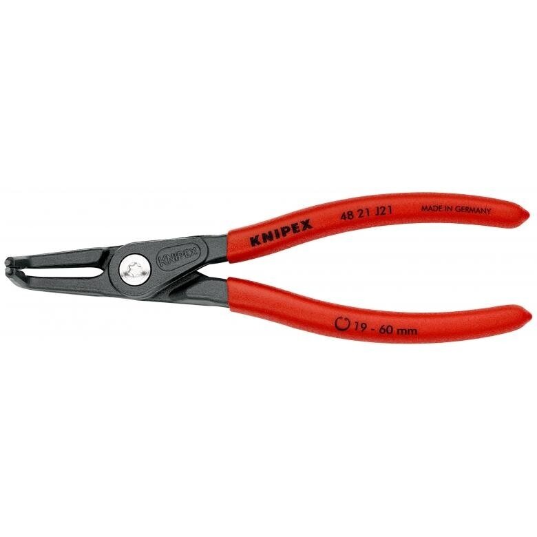 Replės vidiniams žiedams. Lenktos 165mm (Ø19-60mm) KNIPEX Replės vidiniams žiedams. Lenktos 165mm (Ø19-60mm) KNIPEX