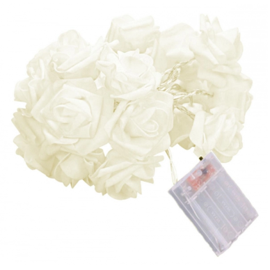 LED rožių girlianda 15vnt. 2 LED rožių girlianda 15vnt. 2