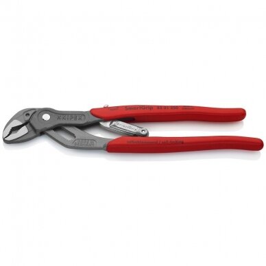 Santechninės replės 250mm KNIPEX su SmartGrip fiksavimu 2 Santechninės replės 250mm KNIPEX su SmartGrip fiksavimu 2