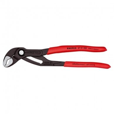 Santechninės replės KNIPEX Cobra su fiksavimu 8 Santechninės replės KNIPEX Cobra su fiksavimu 8
