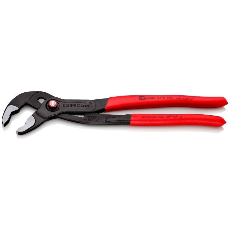 Santechninės replės KNIPEX Cobra su greitu fiksavimu 300mm 1 Santechninės replės KNIPEX Cobra su greitu fiksavimu 300mm 1