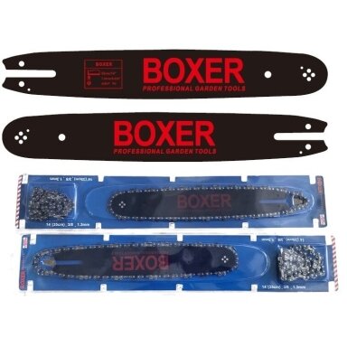 Šina + 2 grandinės 14'' 35cm BOXER BX-3304