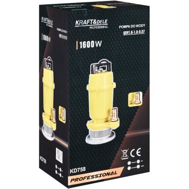 Siurblys nešvariam vandeniui 1600W, KD758 5 Siurblys nešvariam vandeniui 1600W, KD758 5
