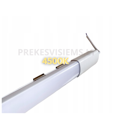 LED šviestuvas atsparus drėgmei 120cm T30 8