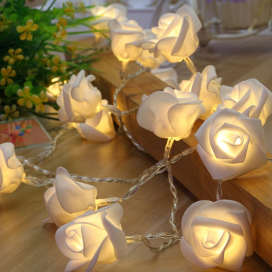 LED rožių girlianda 15vnt. 3