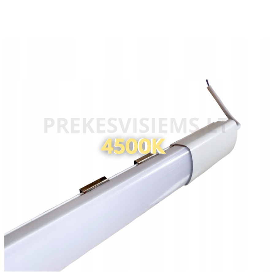 LED šviestuvas atsparus drėgmei 120cm T30 8 LED šviestuvas atsparus drėgmei 120cm T30 8