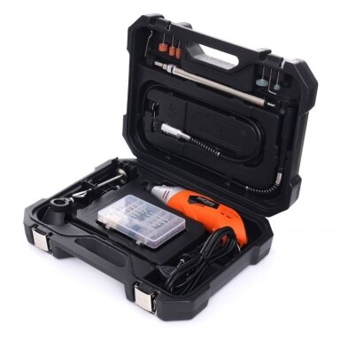 Šlifuoklis mini 270W su priedais KD10752 Šlifuoklis mini 270W su priedais KD10752