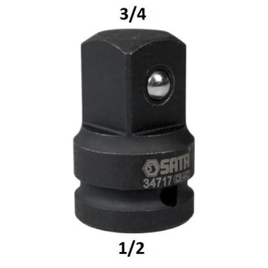 Smūginis adapteris 1/2"(F) - 3/4"(M) Smūginis adapteris 1/2"(F) - 3/4"(M)
