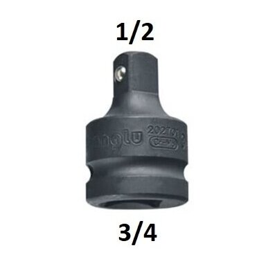 Smūginis adapteris 3/4"(F) - 1/2"(M) Smūginis adapteris 3/4"(F) - 1/2"(M)