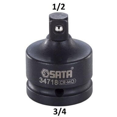 Smūginis adapteris 3/4"(F) - 1/2"(M) Smūginis adapteris 3/4"(F) - 1/2"(M)