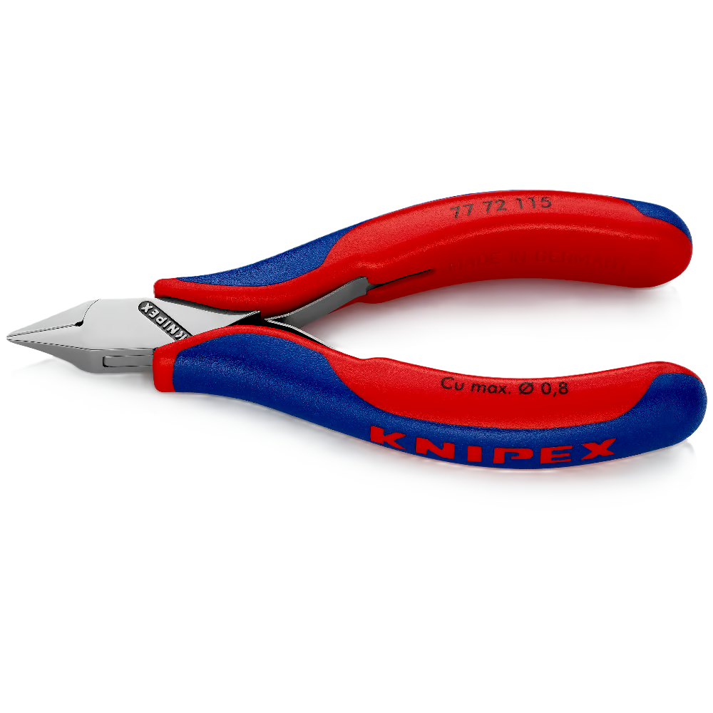 Šoninio kirpimo replės elektromechanikai 115mm KNIPEX