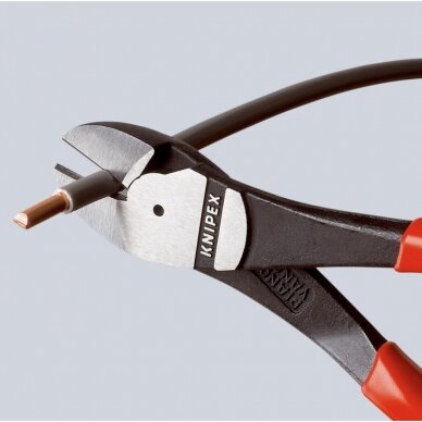Šoninio kirpimo jėgos replės 200mm KNIPEX 3 Šoninio kirpimo jėgos replės 200mm KNIPEX 3