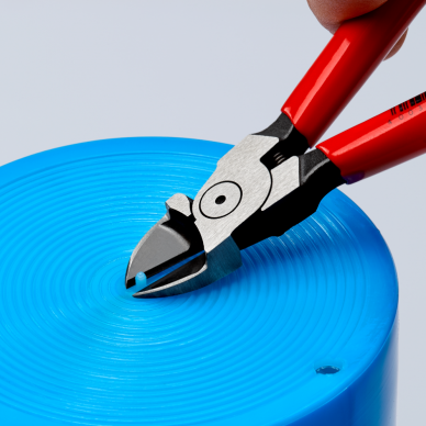 Šoninio kirpimo replės plastikams 140mm KNIPEX 5 Šoninio kirpimo replės plastikams 140mm KNIPEX 5