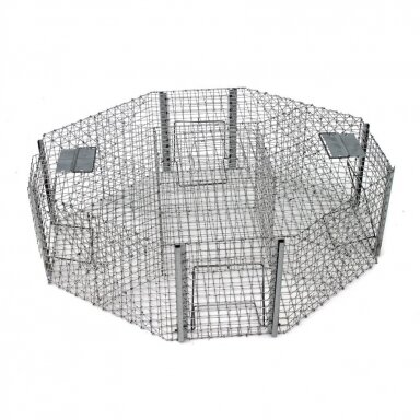 Spąstai (gardas) 4 durų rombo formos 102x102x30 cm