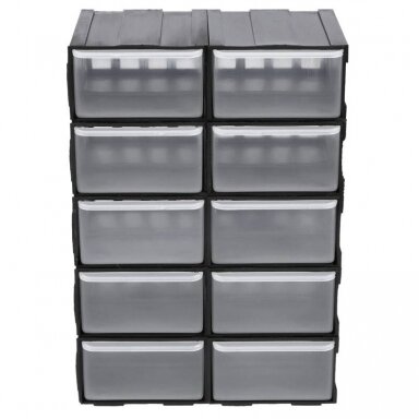 Spintelė smulkmenoms (10-ies stalčių) 225x155x100mm Spintelė smulkmenoms (10-ies stalčių) 225x155x100mm
