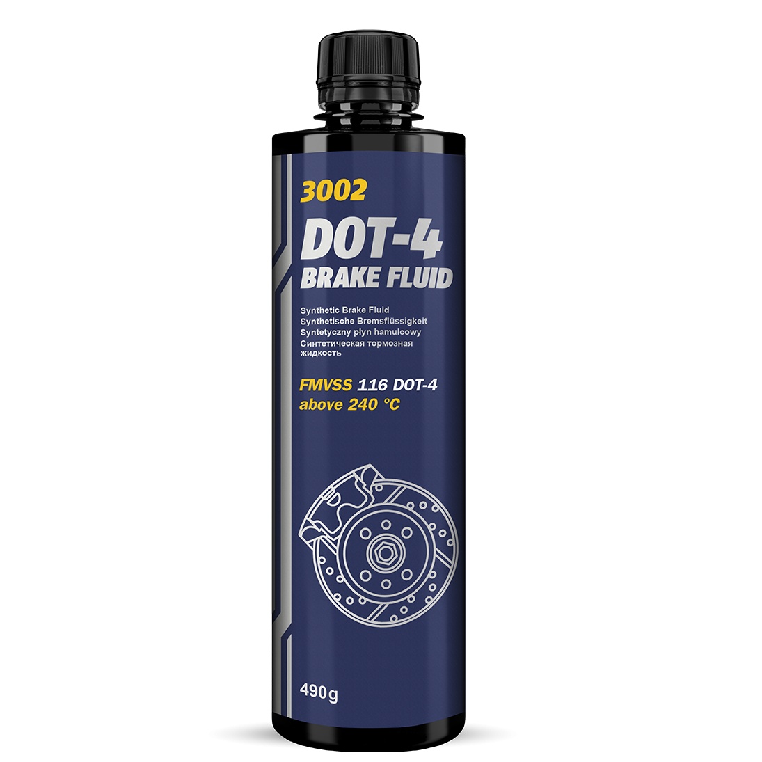 Stabdžių skystis MANNOL DOT-4 490ml Stabdžių skystis MANNOL DOT-4 490ml