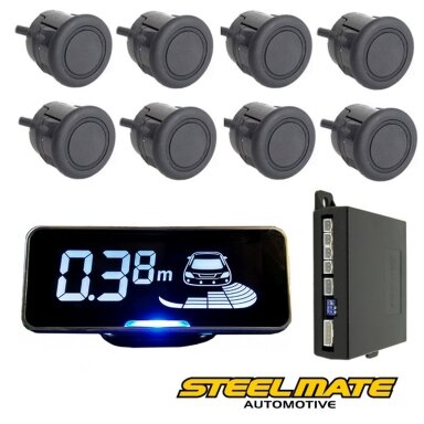 Steel Mate PTS800V2 parkavimo sistema priekiui ir galui Steel Mate PTS800V2 parkavimo sistema priekiui ir galui
