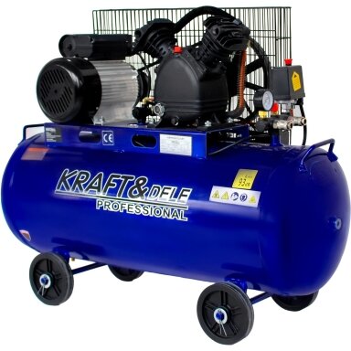 Stūmoklinis oro kompresorius 100L Kraft&Dele 2800W, KD4058