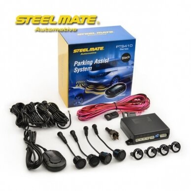 Steel Mate PTS410EX BTI, juoda matinė, galo parkavimo sistema Steel Mate PTS410EX BTI, juoda matinė, galo parkavimo sistema