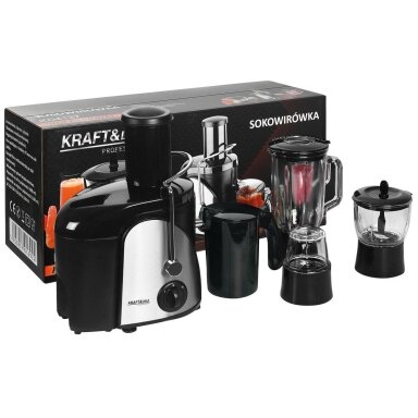 Sulčiaspaudė 1500W Kraft&Dele su priedais, KD4137 Sulčiaspaudė 1500W Kraft&Dele su priedais, KD4137