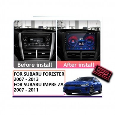 Subaru Forester android multimedija 2007-2013